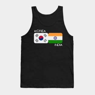 Korean Indian - Korea, India Tank Top